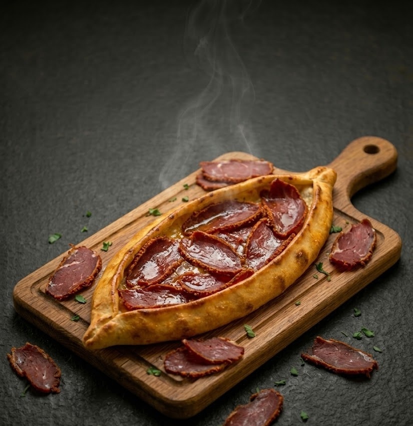 Pastırmalı Pide