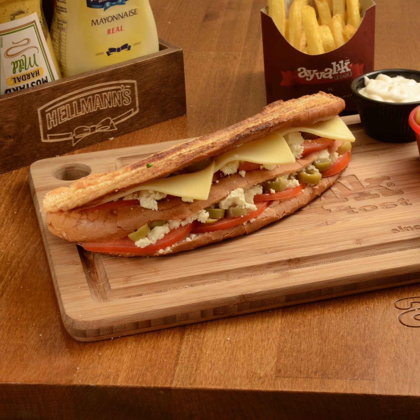Süper Tulum Peynirli Kaşarlı Tost