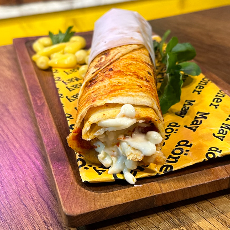 Kaşarlı Tavuk Döner Dürüm