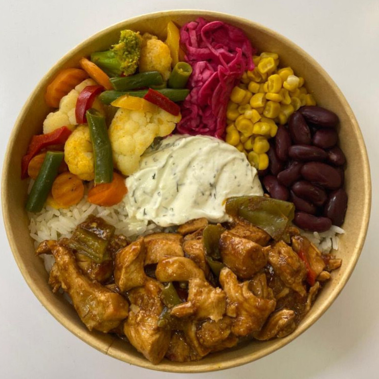 Barbekü Soslu Tavuk Bowl