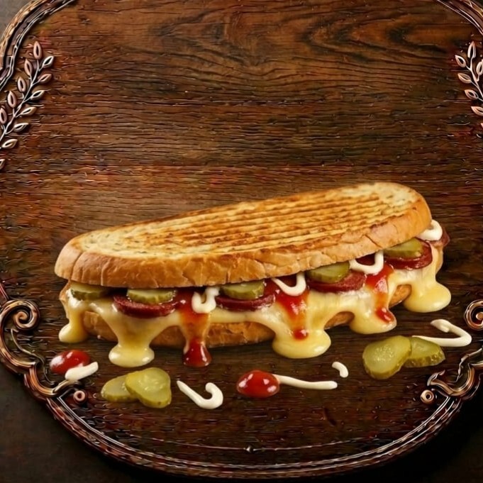 Sucuklu Kaşarlı Tost