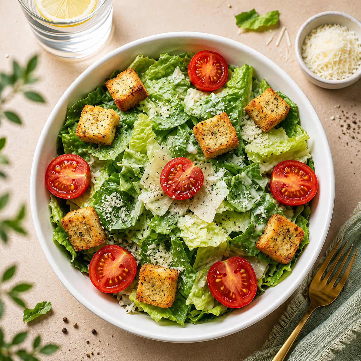 Tavuklu Klasik Sezar Salata
