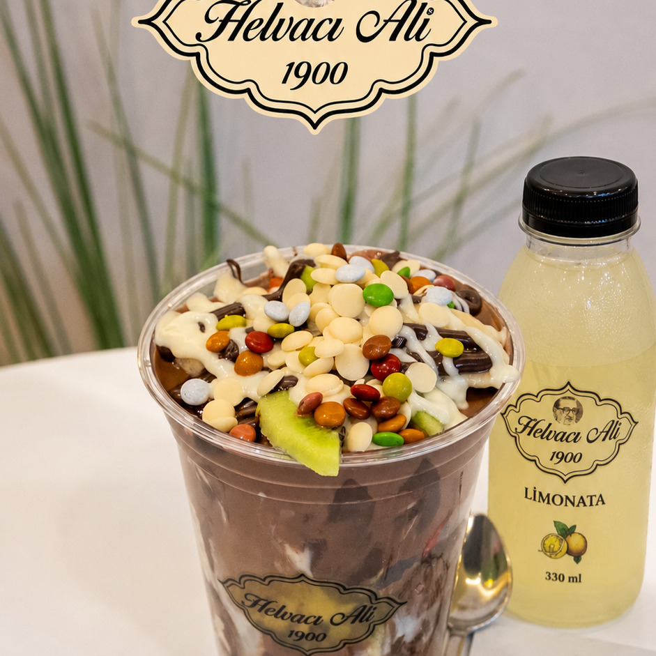 Klasik Bardak Waffle (Küçük Boy) + Ev Yapımı Limonata