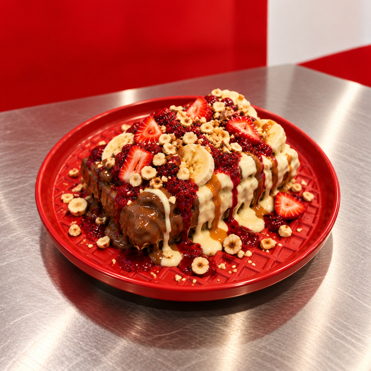 Love Crush Waffle (Büyük Hamur)