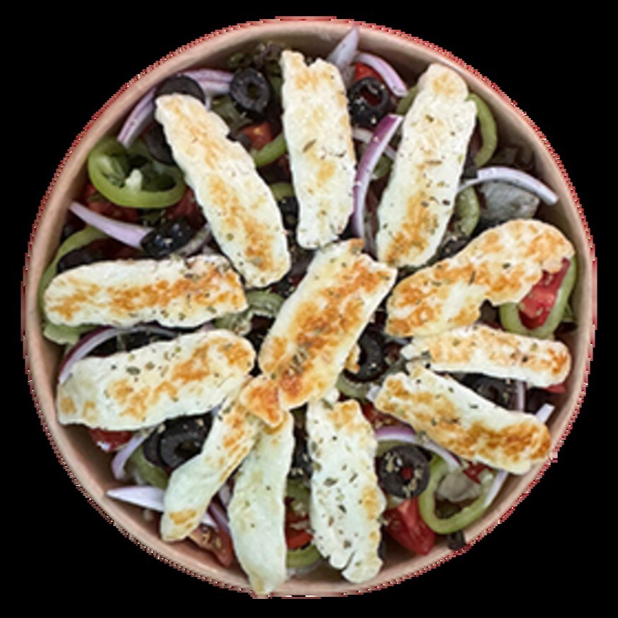 Hellim Peynirli Salata