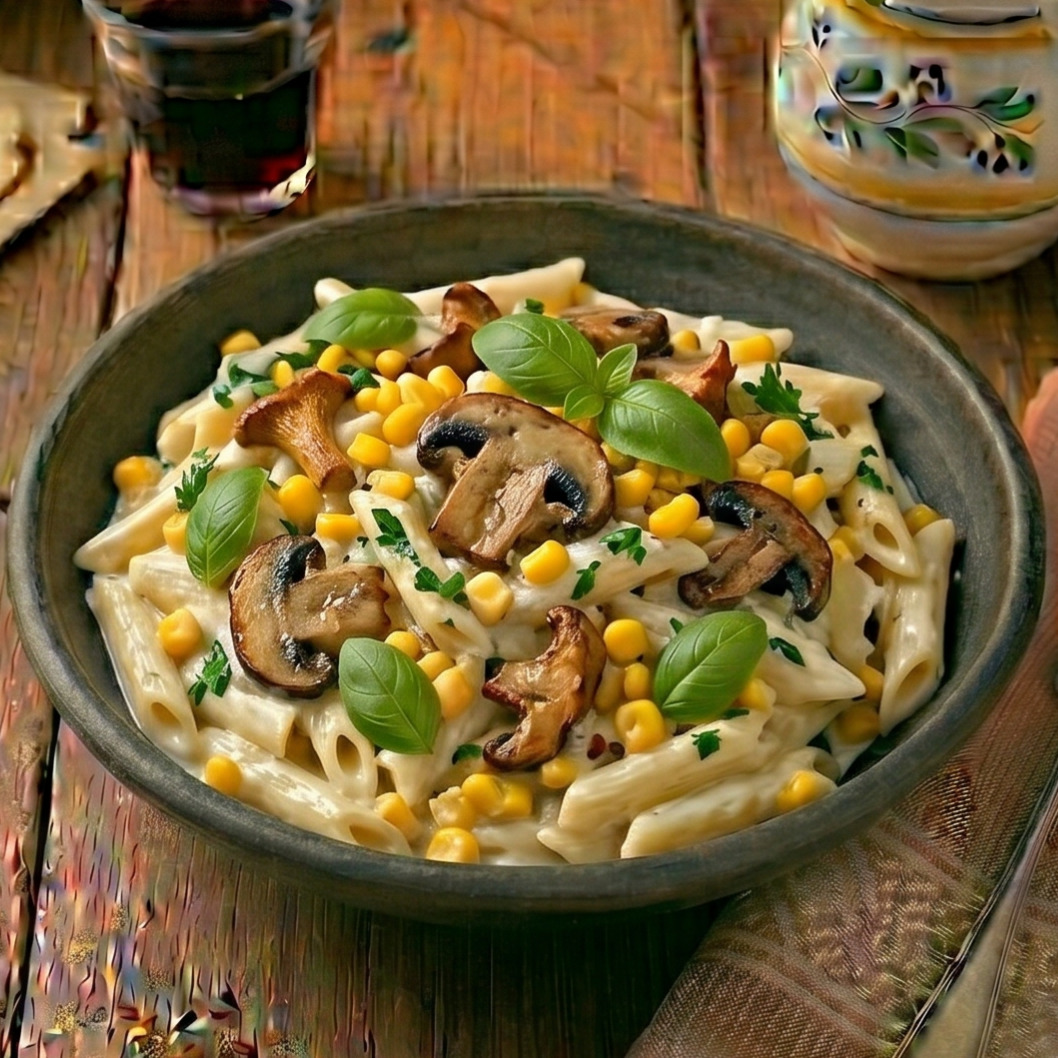 Kremalı Mantarlı Mısırlı