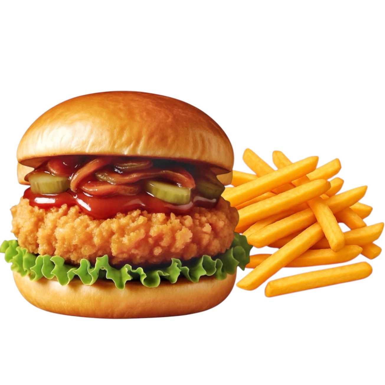 Double Chicken Burger (XL 200 gr.)