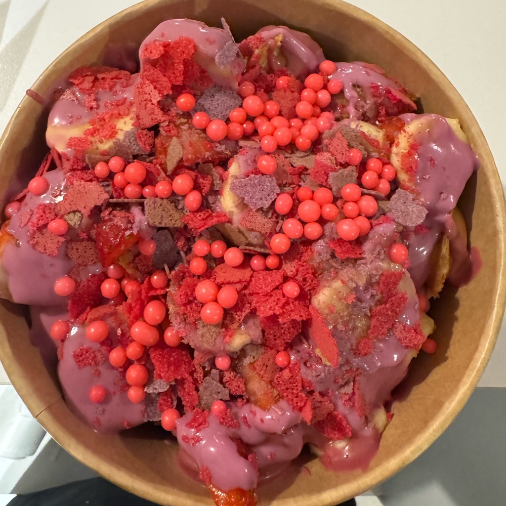 Pembe Rüya Bowl Waffle
