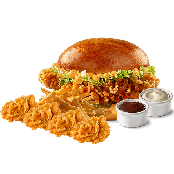 Cajun Hot Honey Burger