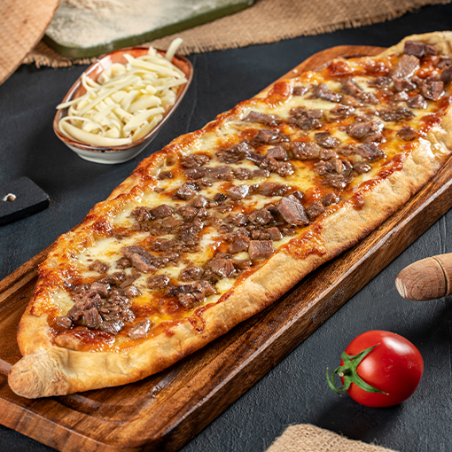 Kavurmalı Kaşarlı Pide