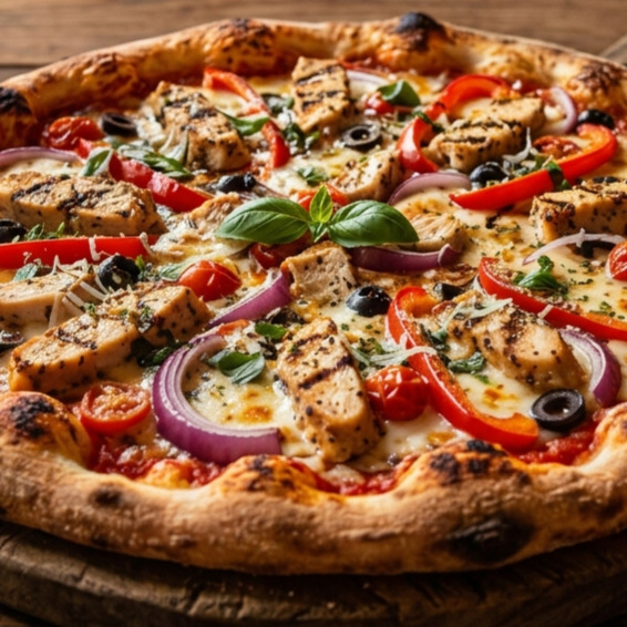 Tavuklu Pizza