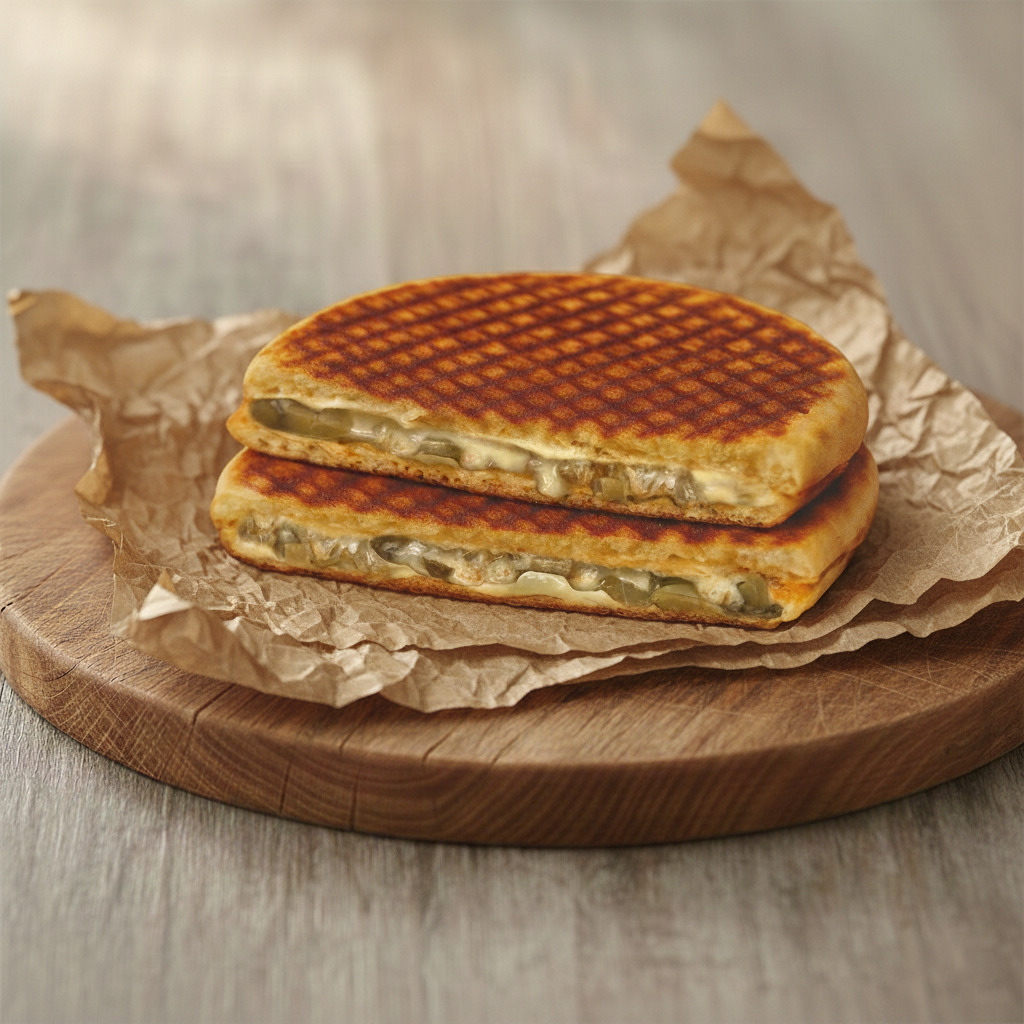 Mantarlı Kaşarlı Tost