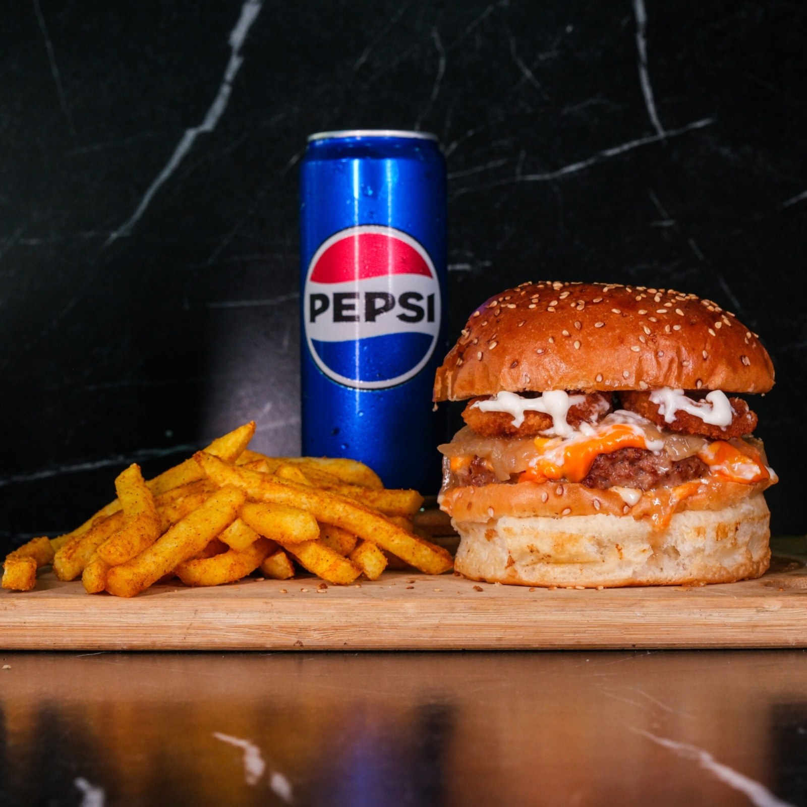 66 Aspirin Et burger menü