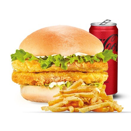 Dublex Tavuk Burger Menü