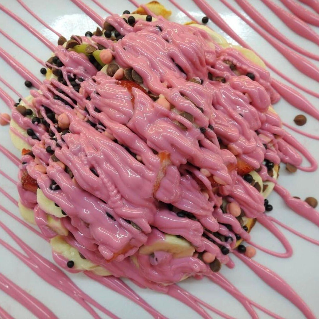 Frambuaz Çikolatalı Waffle