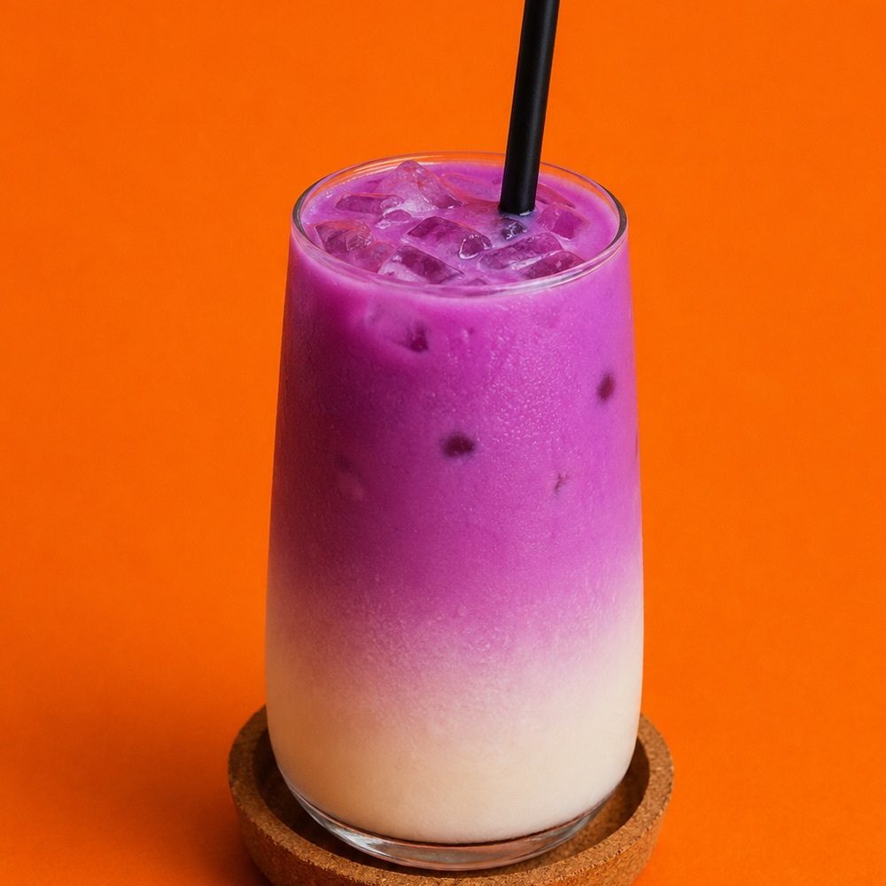 Iced Ube Vanilya Latte