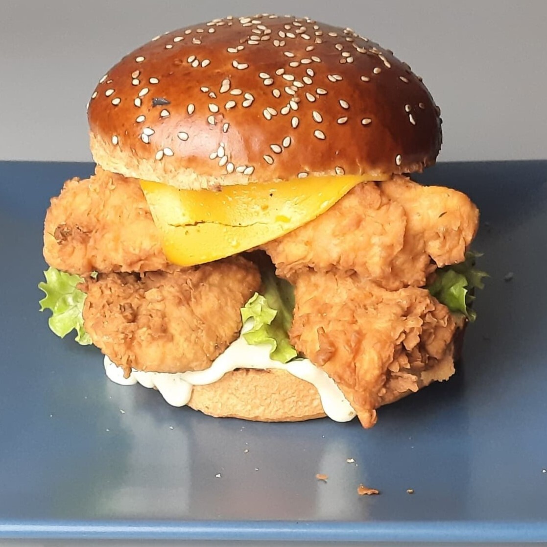 Nachos Kajun Burger