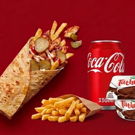 Tavuk Döner Dürüm Süper Medıum Klasik Menü