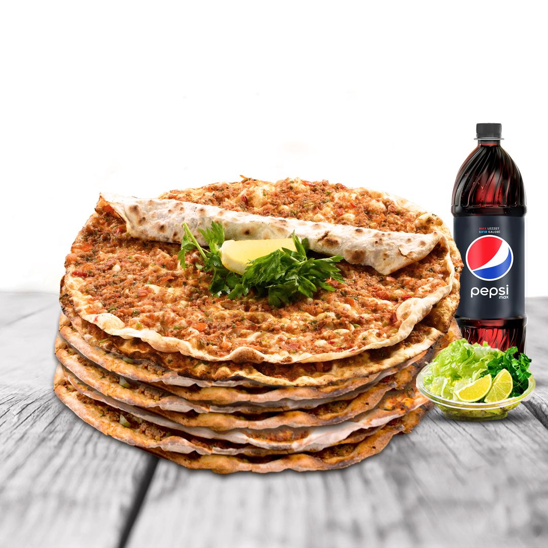 10'lu Lahmacun (Acısız) Menü