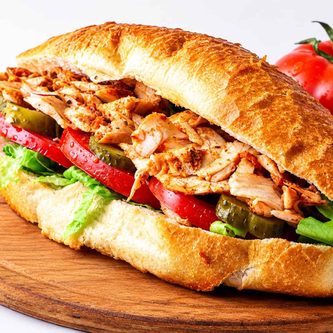 Sandviç Ekmek Tavuk Döner (80 Gr)