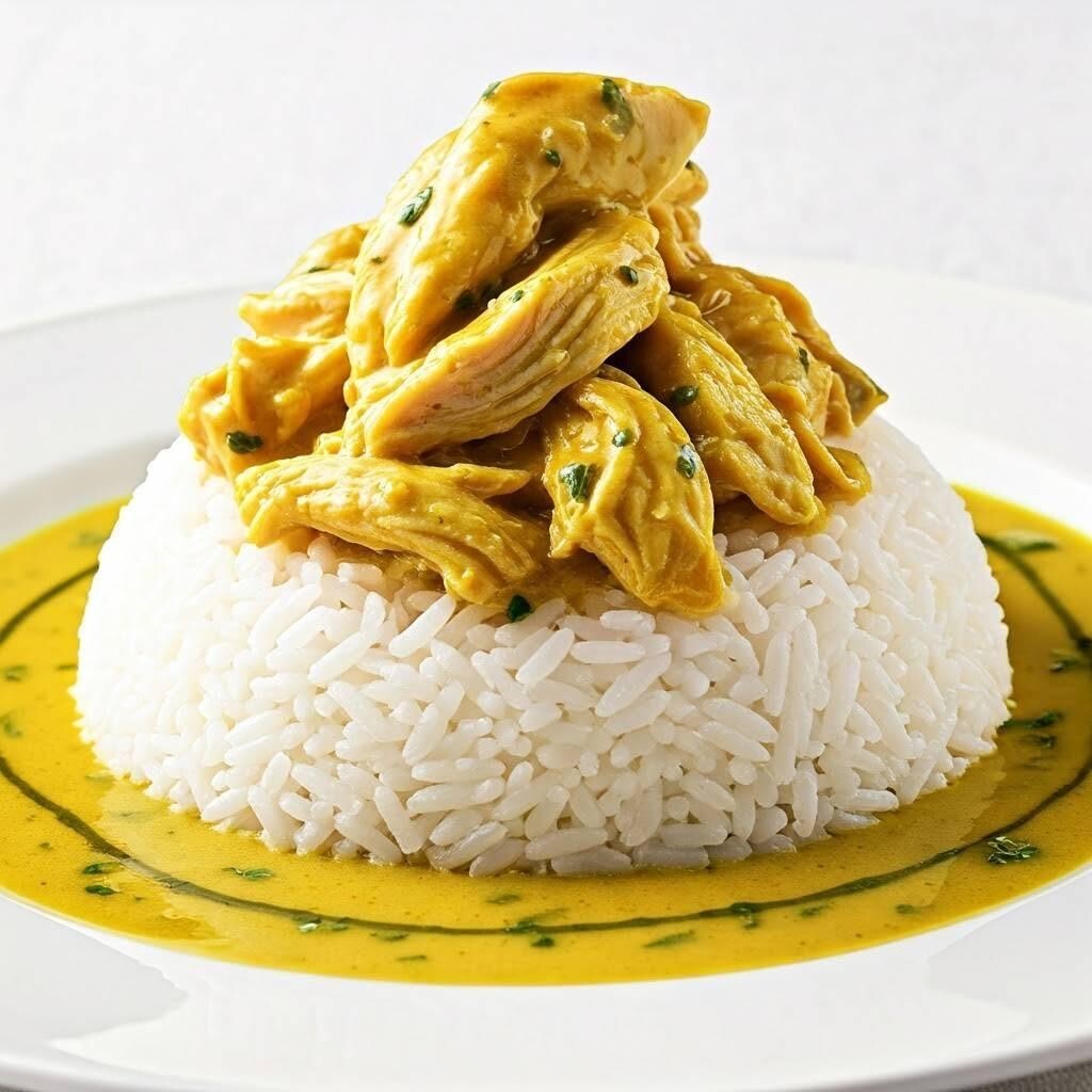 Köri Soslu Tavuk Pilav