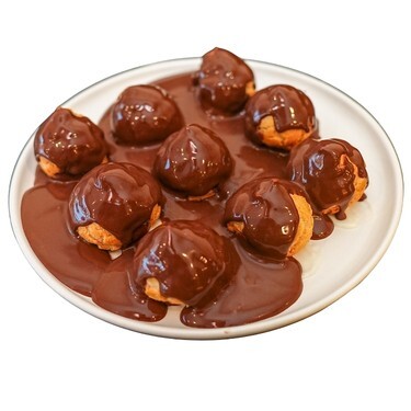 Profiterol (1.5 kg) - Özel Belçika Sütlü Çikolata Soslu