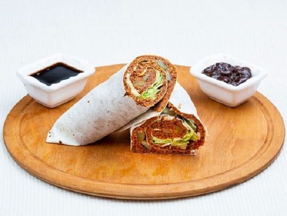 Double Çiğ Köfte Dürüm