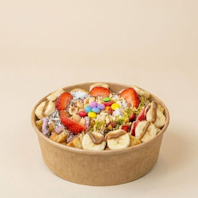 Bowl Waffle Karışık Meyveli