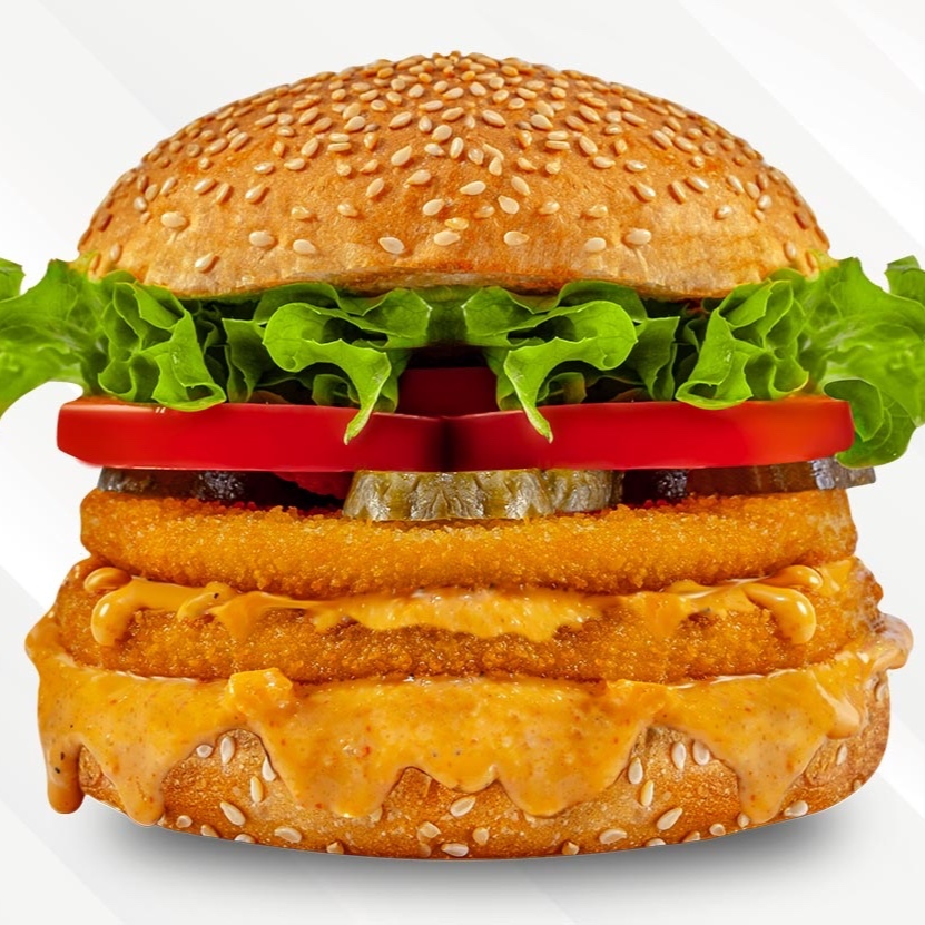 Acılı Double Chicken Burger