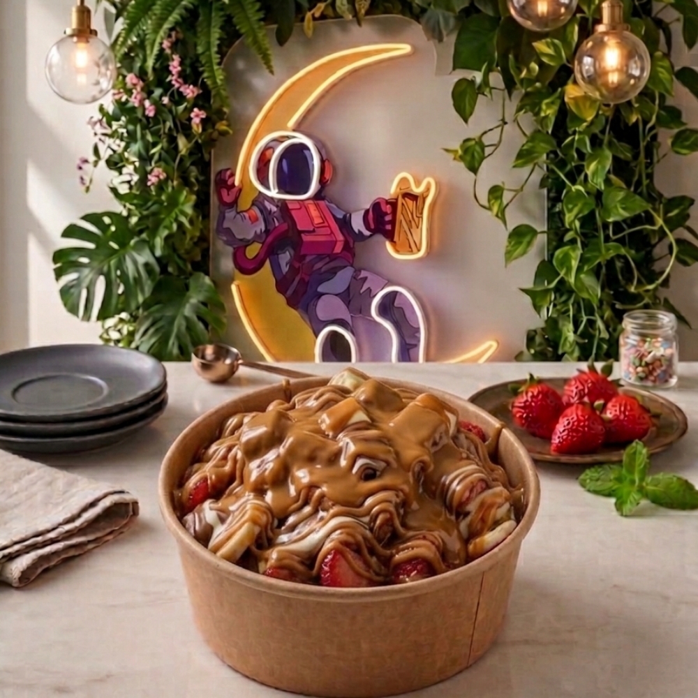 Kehribar rüyası kova waffle