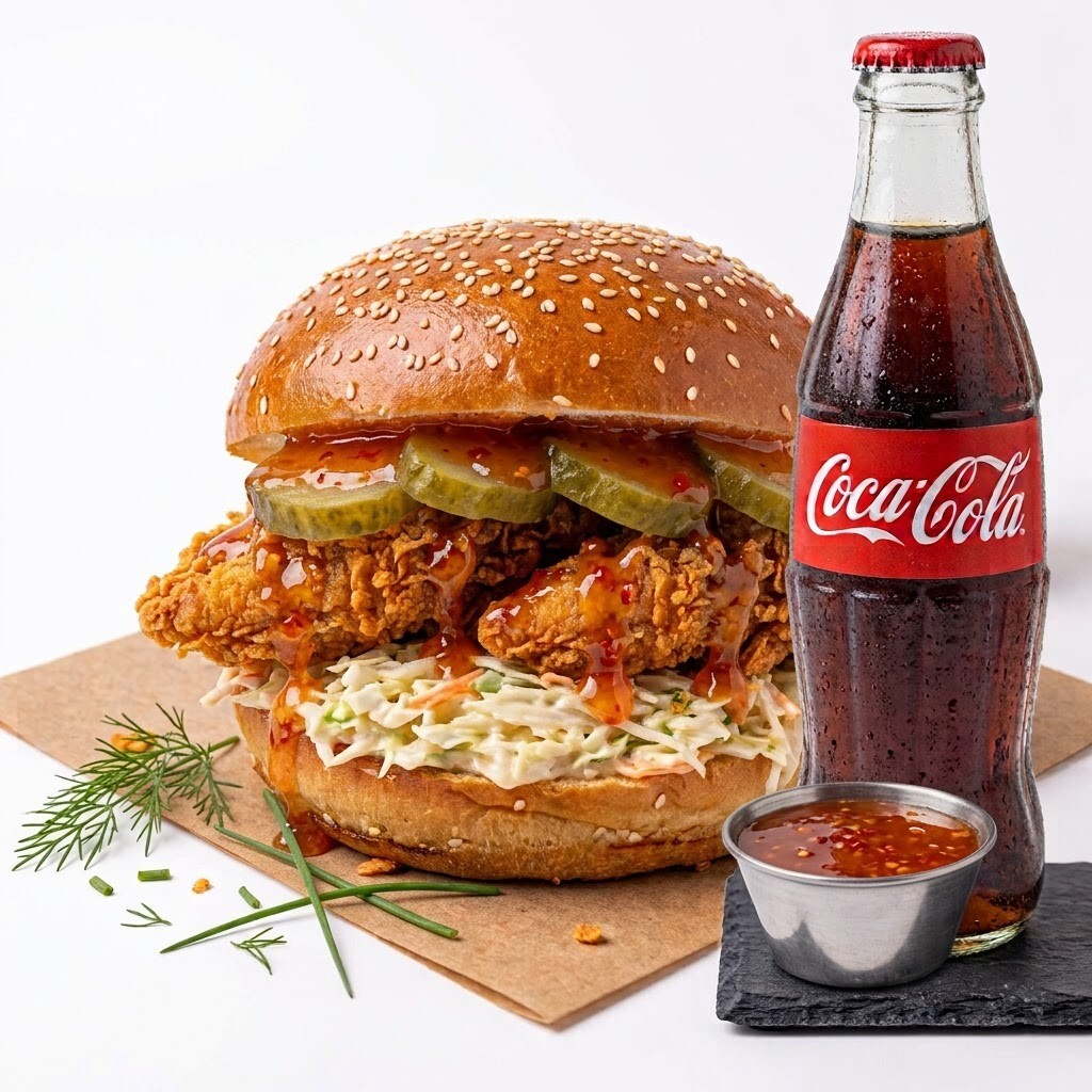 Sweet Chili Crispy's Burger