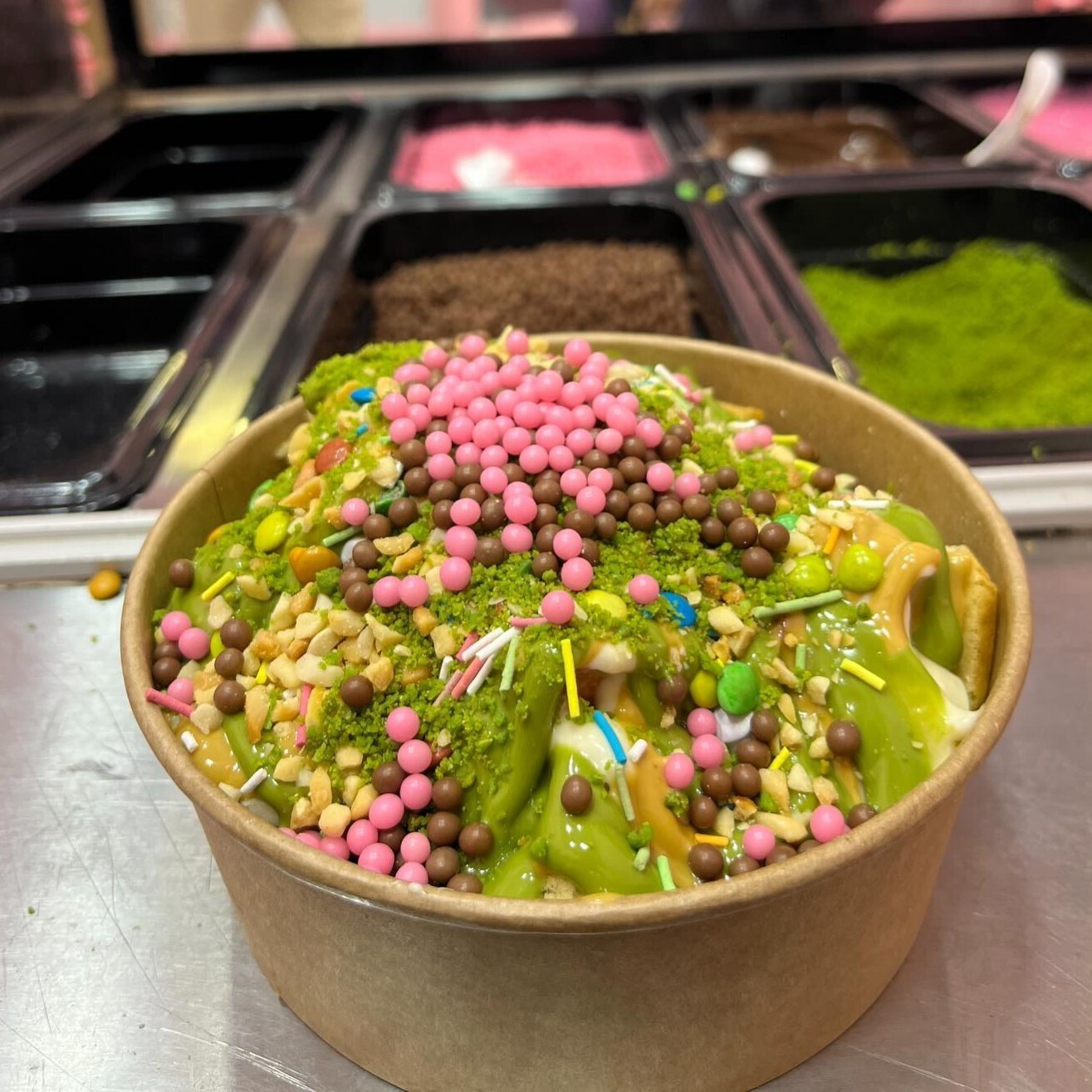 Özel Belçika Usulü Şirin Waffle Bowl