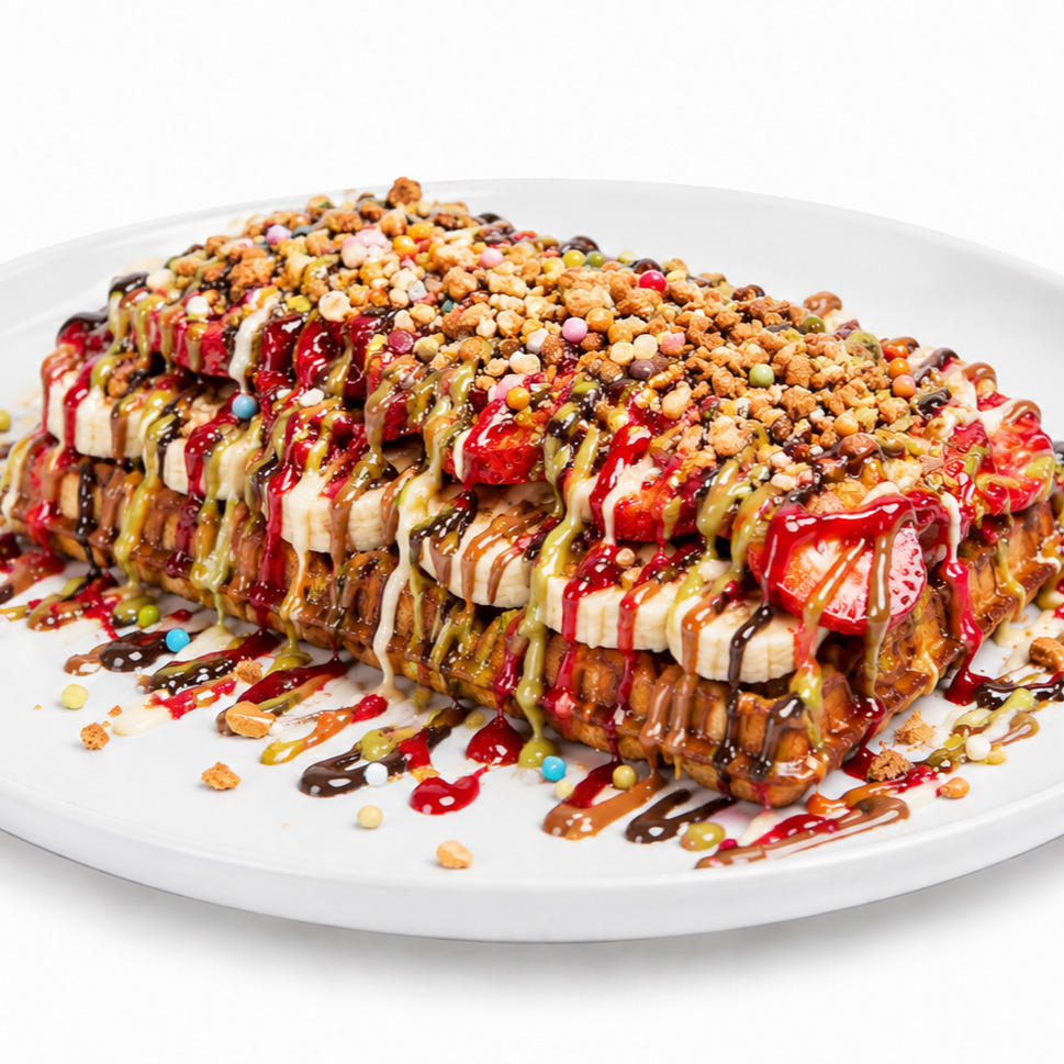 Waffle Dolu Dolu Porsiyon
