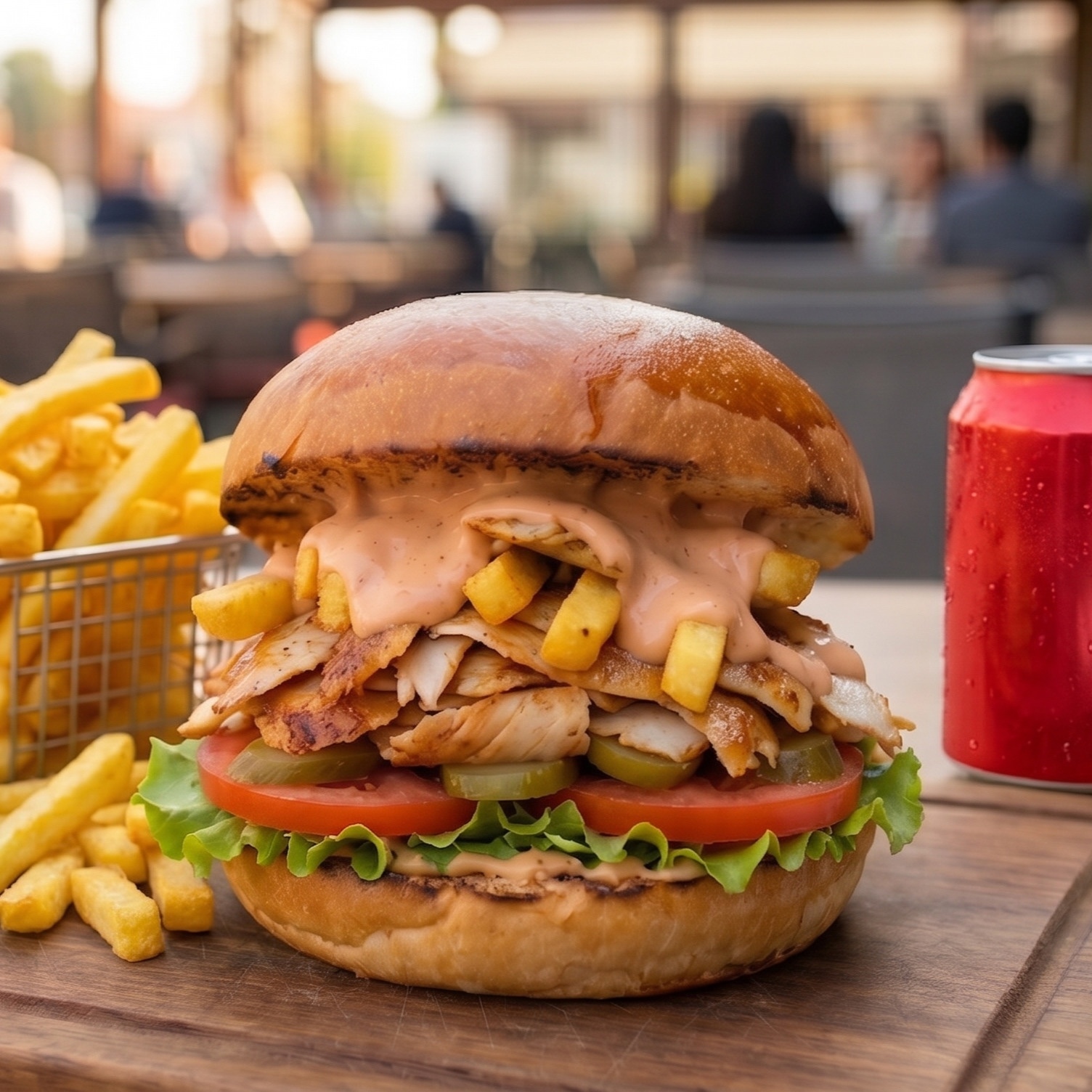 Tavuk Döner Burger Menü