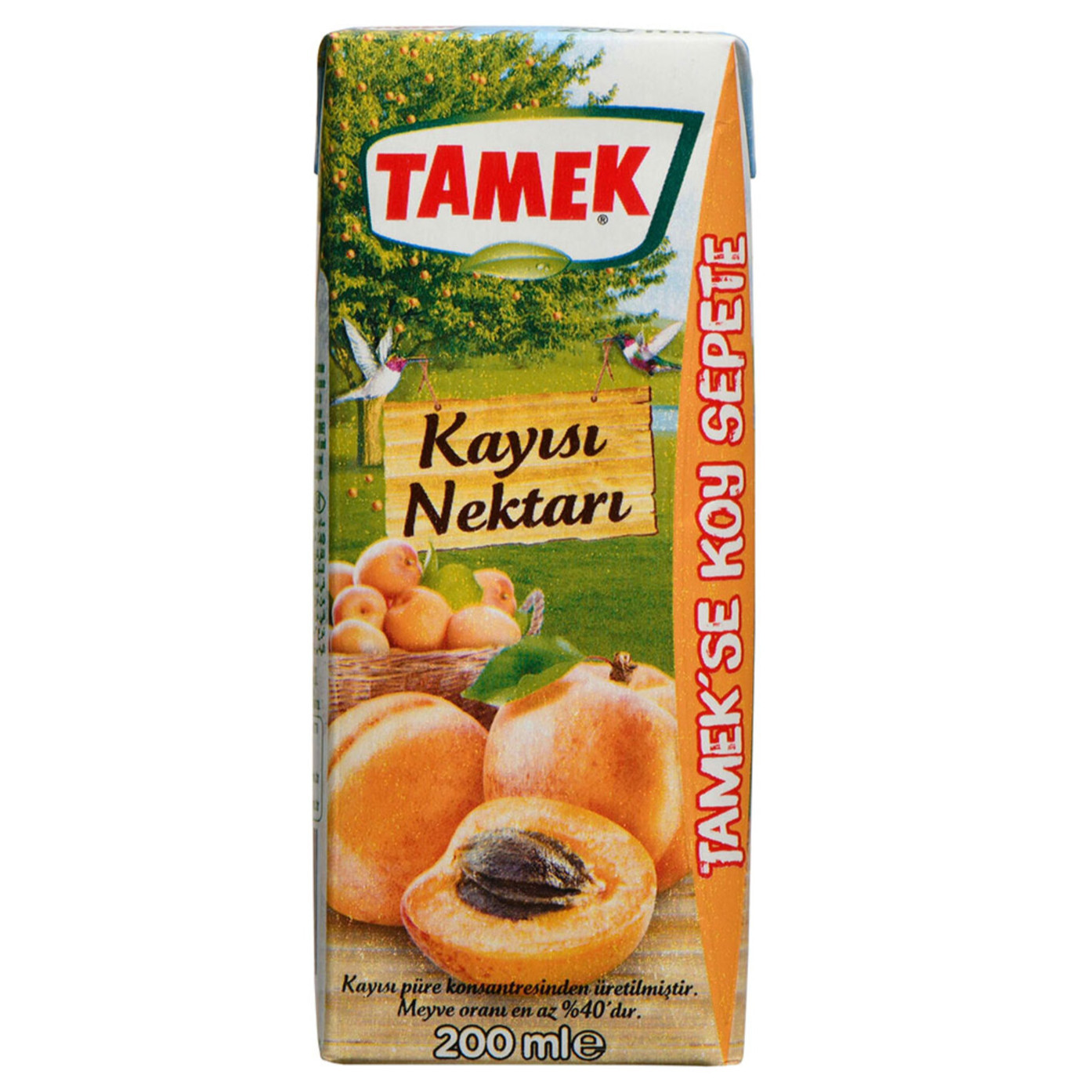 Tamek Kayısı Meyve Suyu 200 Ml.