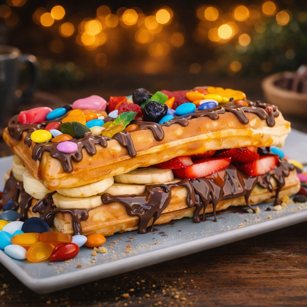 Double Nutella Love Waffle