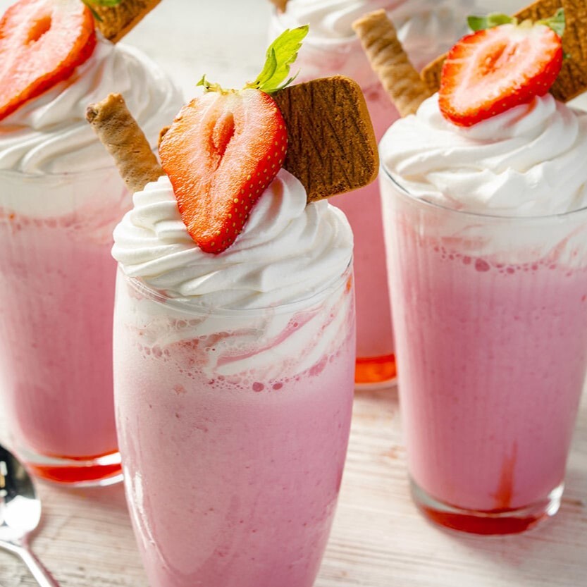 Çilekli Milkshake
