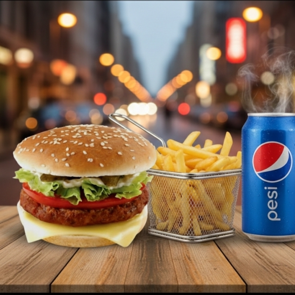 Cheeseburger Menü