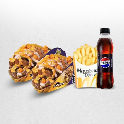 2'li Doritos'lu Maytako Menü (Et Dönerden)