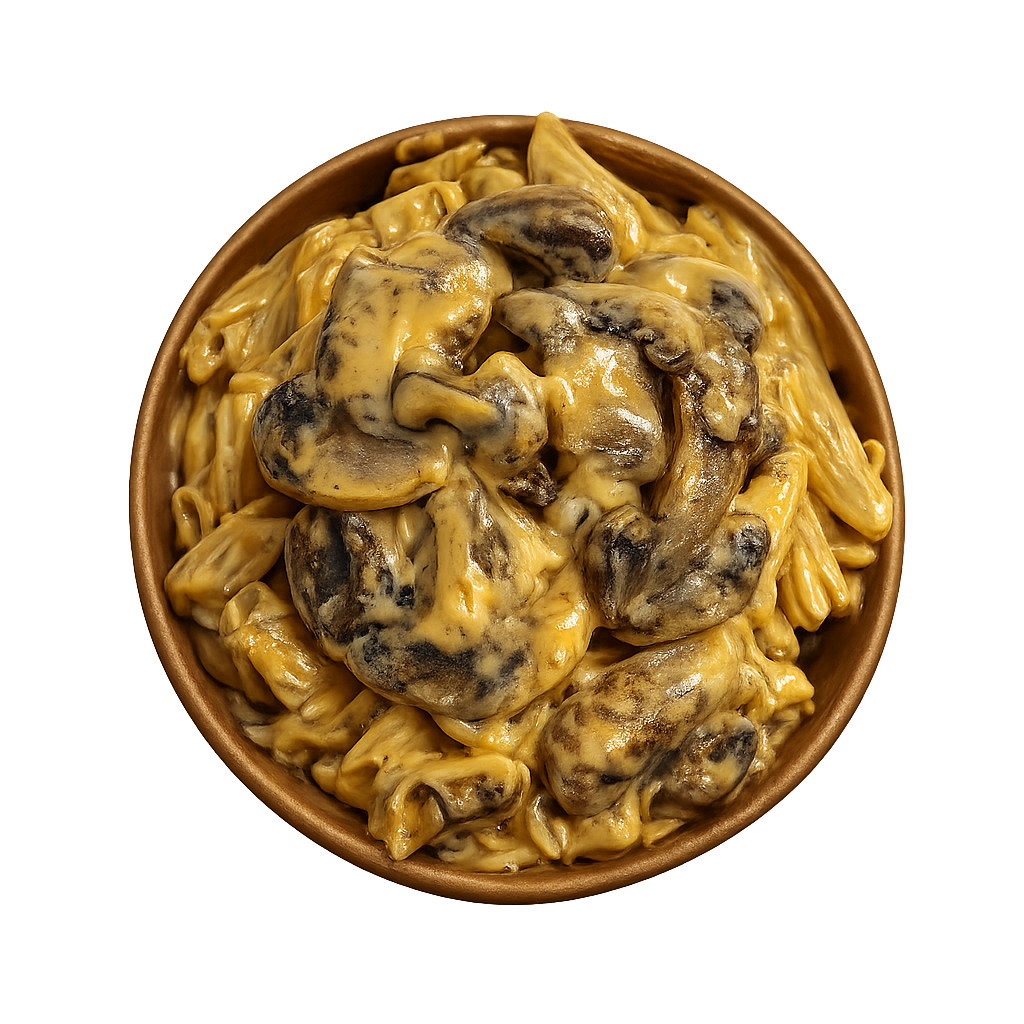 Cheddarlı Mantarlı Tavuklu Penne