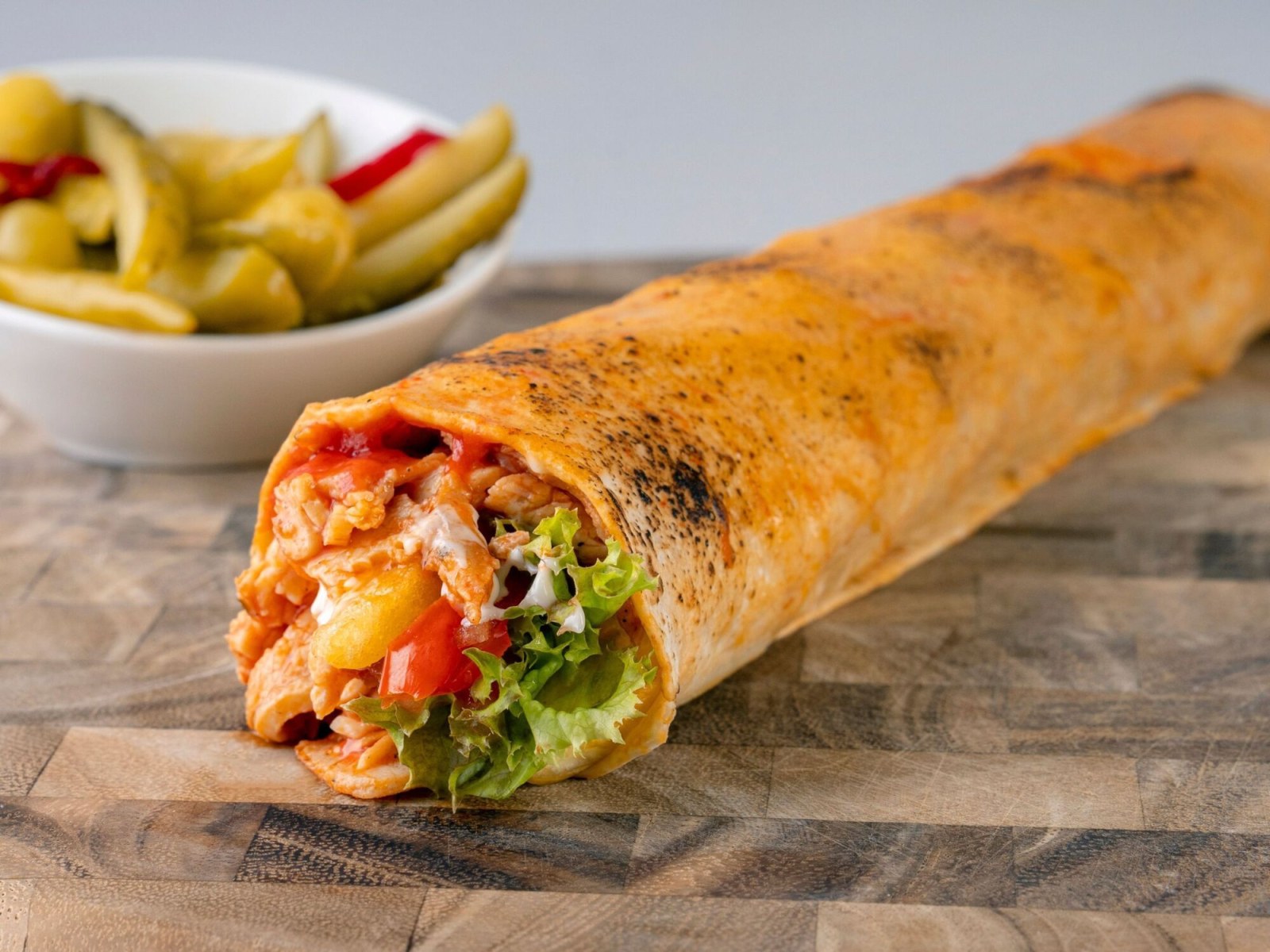 Özel Hatay Soslu Dürüm Döner (100gr.)