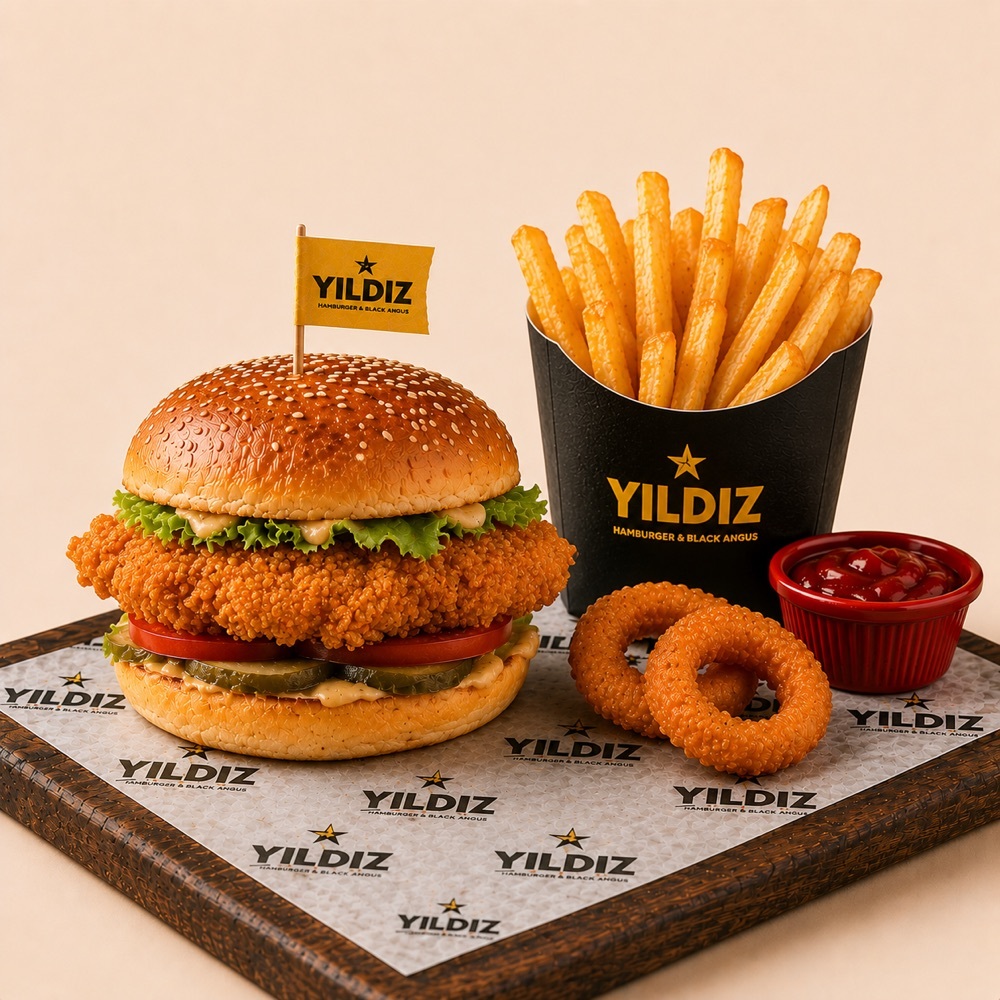 Çıtır Tavuk Burger Medium Boy