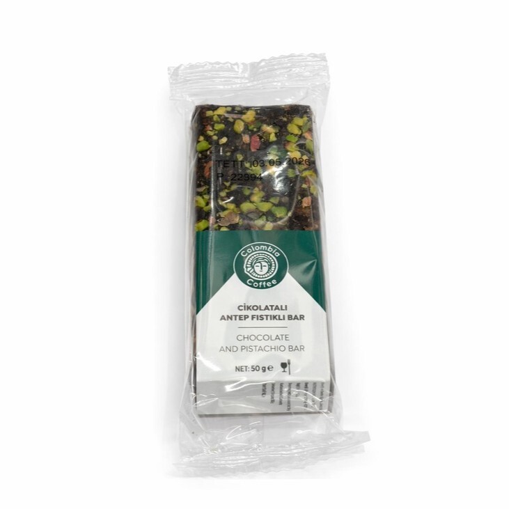 Çikolatalı Antep Fıstıklı Granola Bar