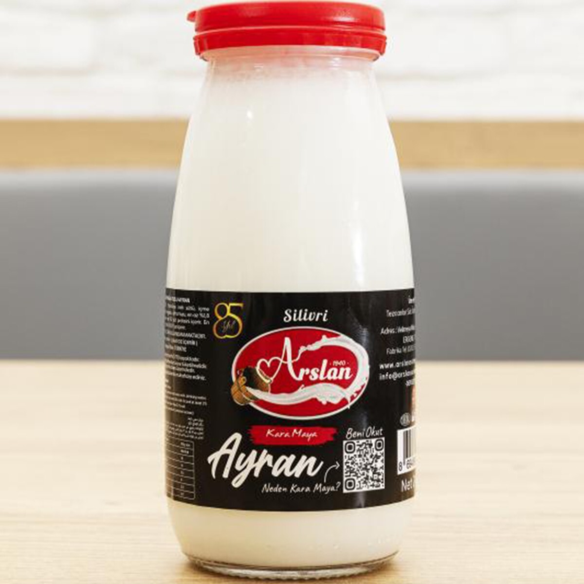 Arslan Özel Ekşi Mayalı Ayran (Cam Şişe 245 ml.)