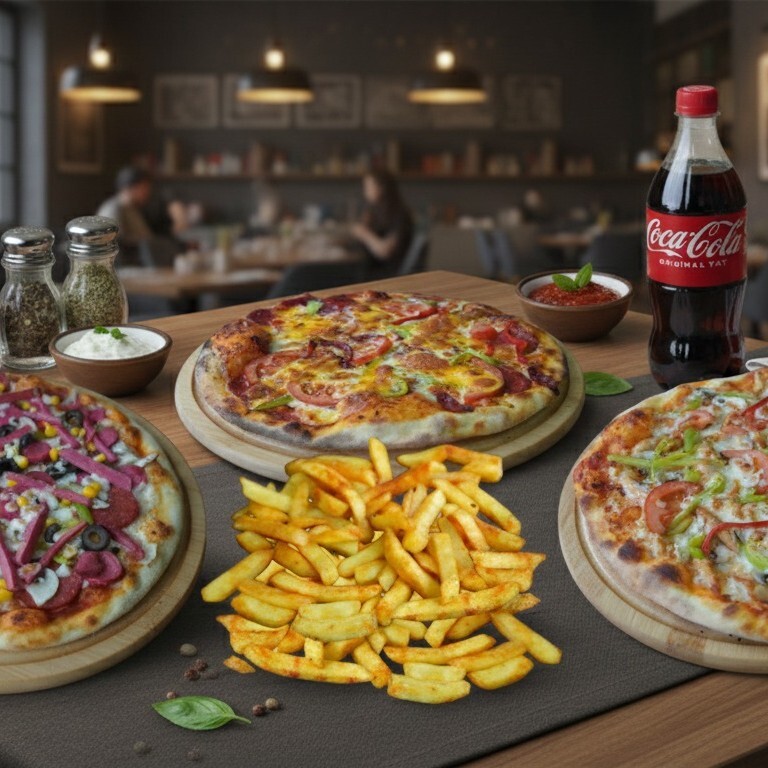 Pofuduk Pizza Zamanı + 1 lt Coco Cola