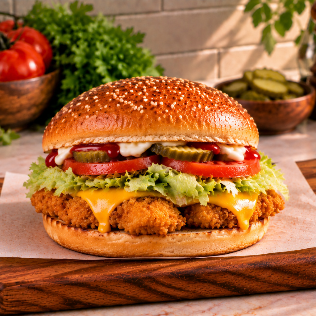 Tavuk Bonfile Burger