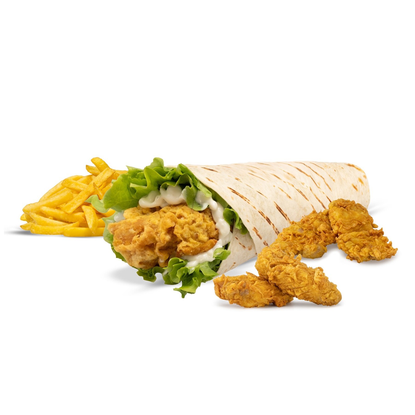 Chıcken Roll + 2'Li Chıcken Tenders + 2'Li Kanat