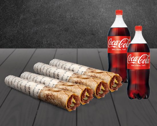 Dörtlü Et 45cm Maxi Dürüm Menü