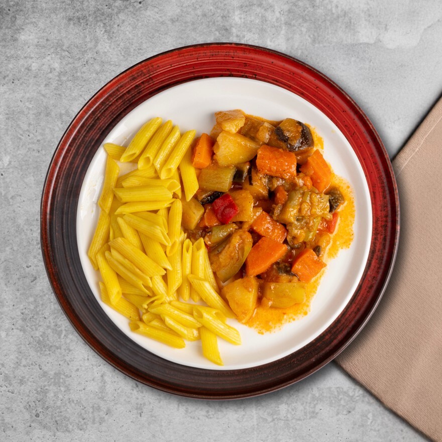 Altın Tencere Sebzeli Türlü ve Penne Makarna