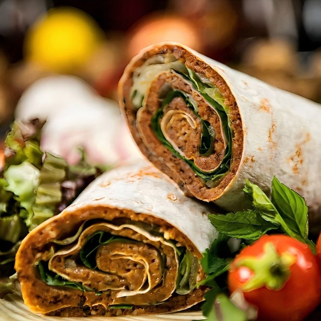 Double Dürüm ( 200 Gr.) + Ayran